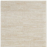 2' X 10' Ivory And Beige Non Skid Indoor Outdoor Runner Rug - Homeroots - Flyclothing LLC