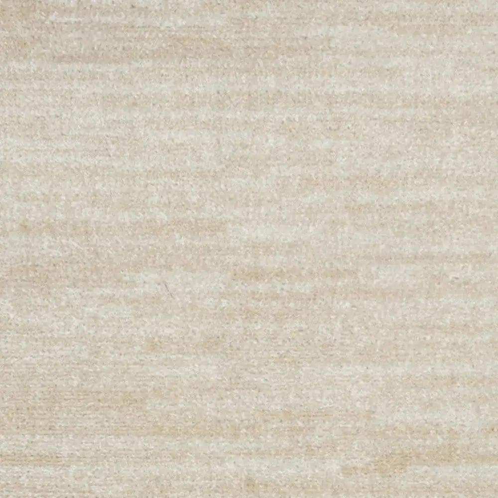 2' X 10' Ivory And Beige Non Skid Indoor Outdoor Runner Rug - Homeroots - Flyclothing LLC