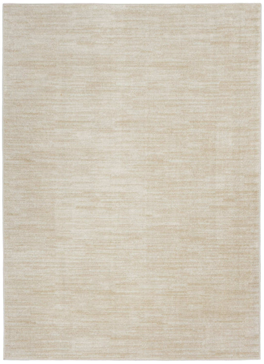 4' X 6' Ivory And Beige Non Skid Indoor Outdoor Area Rug - Homeroots - Flyclothing LLC