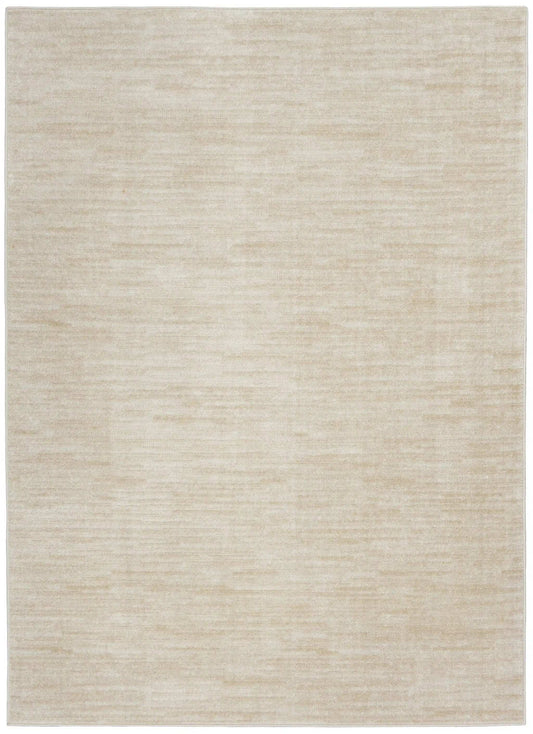5' X 7' Ivory And Beige Non Skid Indoor Outdoor Area Rug - Homeroots - Flyclothing LLC