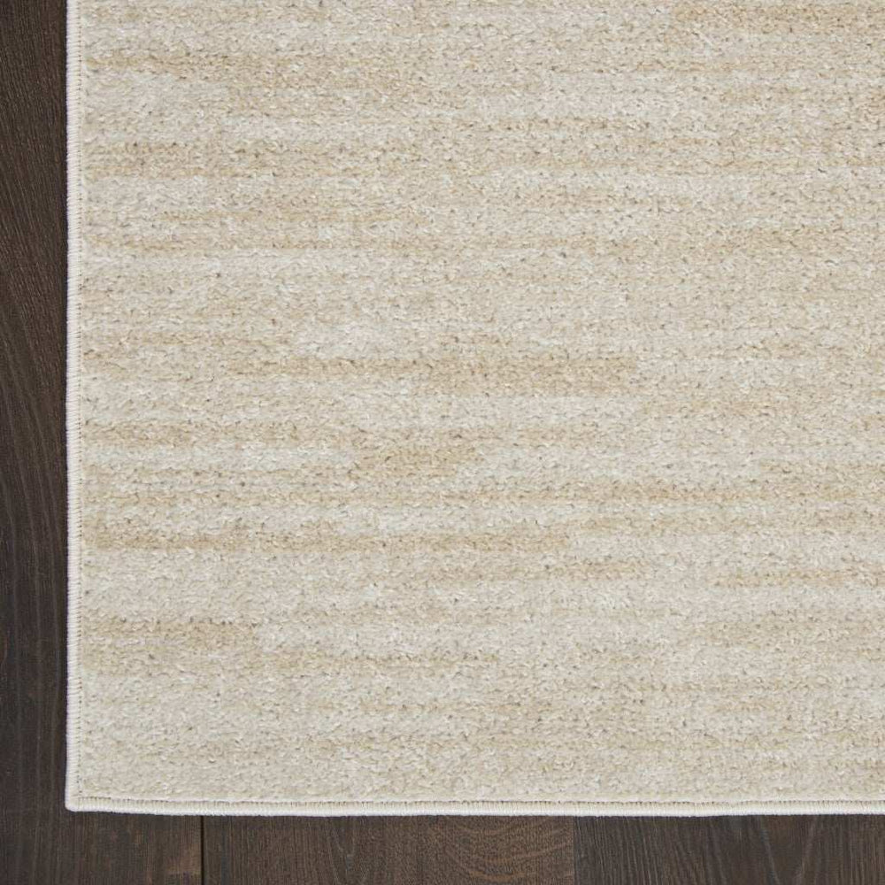 7' X 7' Ivory And Beige Square Non Skid Indoor Outdoor Area Rug - Homeroots - Flyclothing LLC
