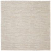 7' X 7' Ivory And Beige Square Non Skid Indoor Outdoor Area Rug - Homeroots - Flyclothing LLC