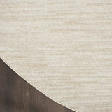 8' X 8' Ivory And Beige Round Non Skid Indoor Outdoor Area Rug - Homeroots - Flyclothing LLC