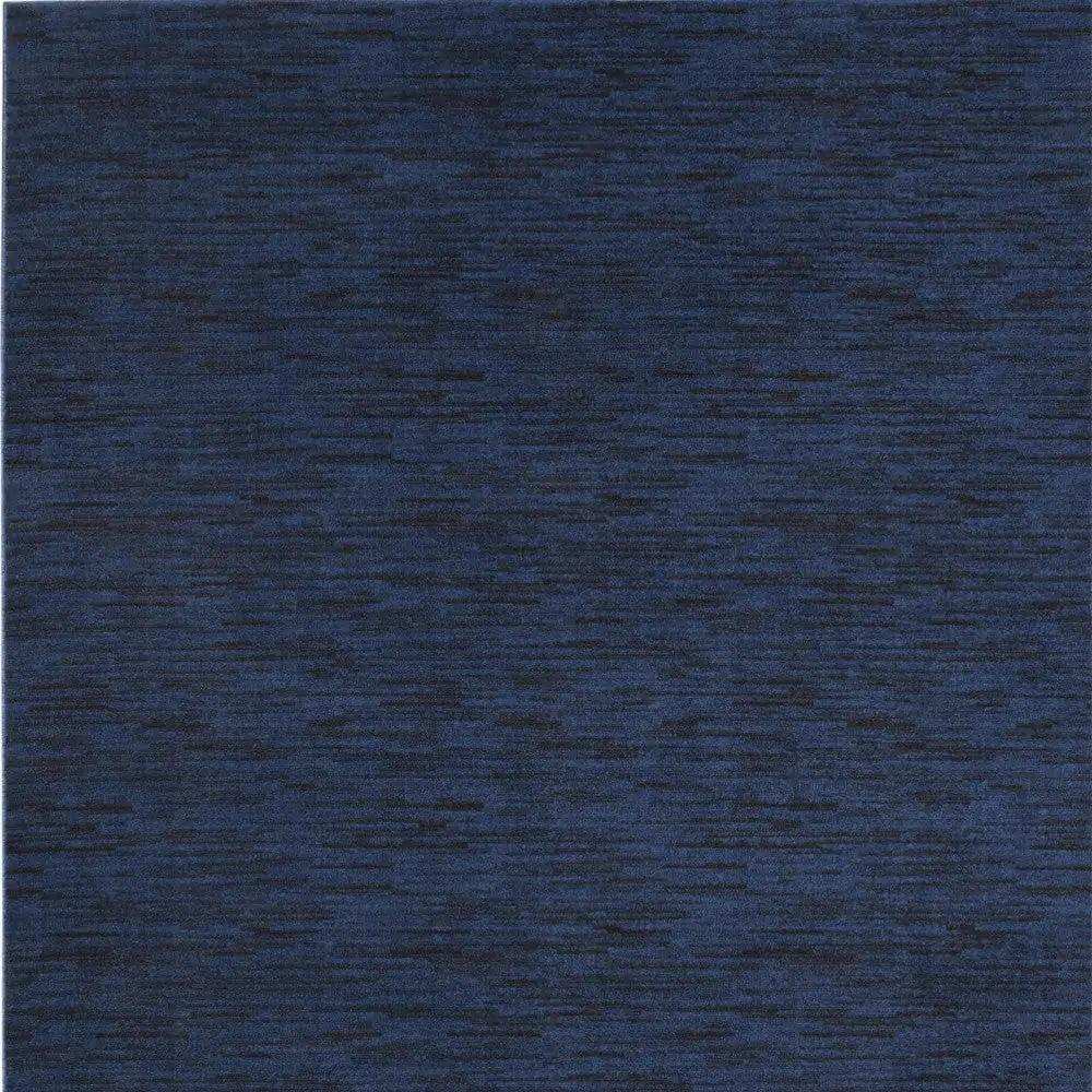 10' X 14' Midnight Blue Stain Resistant Indoor Outdoor Area Rug - Homeroots - Flyclothing LLC