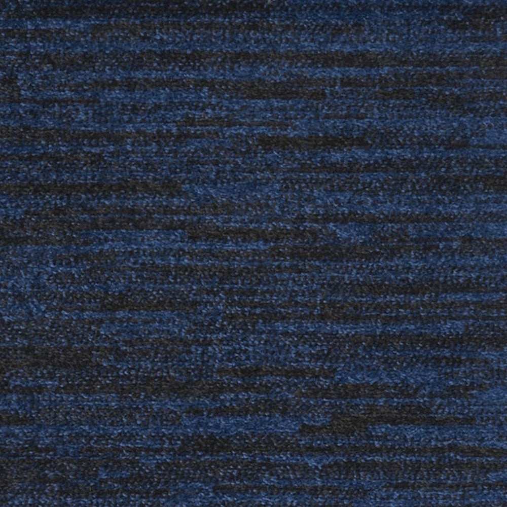 8' Midnight Blue Indoor Outdoor Runner Rug - Homeroots - Flyclothing LLC