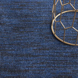 4' X 6' Midnight Blue Stain Resistant Indoor Outdoor Area Rug - Homeroots - Flyclothing LLC