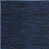 5' X 7' Midnight Blue Stain Resistant Indoor Outdoor Area Rug - Homeroots - Flyclothing LLC
