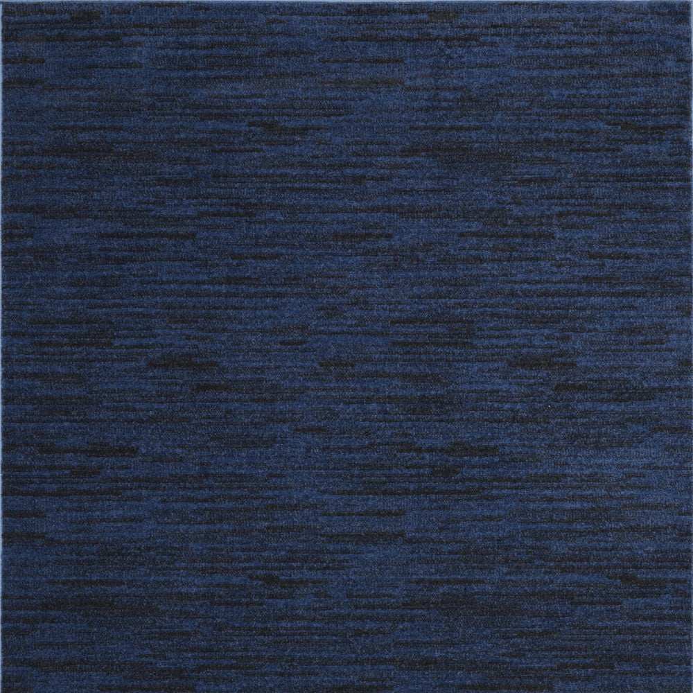 5' X 7' Midnight Blue Stain Resistant Indoor Outdoor Area Rug - Homeroots - Flyclothing LLC