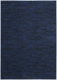 5' X 7' Midnight Blue Stain Resistant Indoor Outdoor Area Rug - Homeroots - Flyclothing LLC
