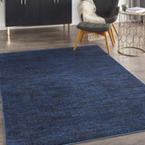 6' X 9' Midnight Blue Indoor Outdoor Area Rug - Homeroots - Flyclothing LLC