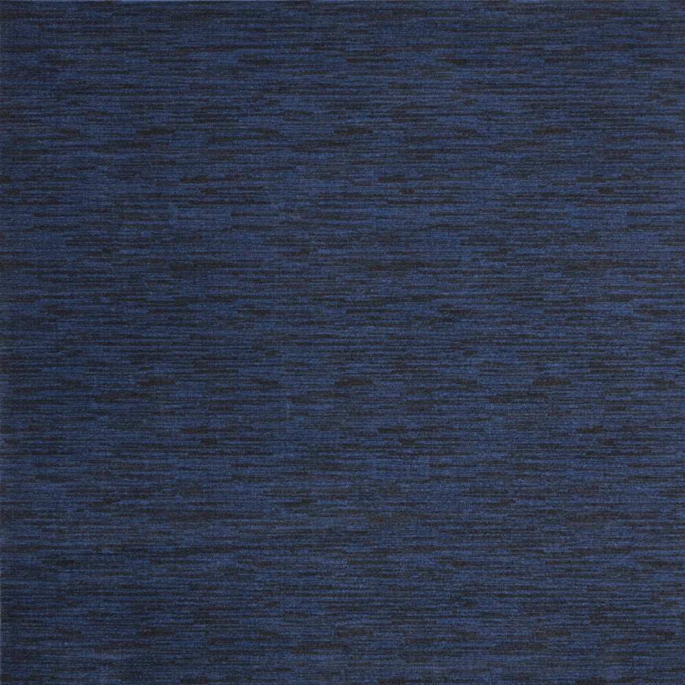 9' Midnight Blue Square Stain Resistant Indoor Outdoor Area Rug - Homeroots - Flyclothing LLC