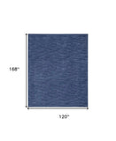 10' X 14' Blue Indoor Outdoor Area Rug - Homeroots - Flyclothing LLC