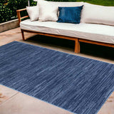 10' X 14' Blue Indoor Outdoor Area Rug - Homeroots - Flyclothing LLC