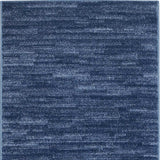 8' Blue Non Skid Indoor Outdoor Runner Rug - Homeroots - Flyclothing LLC