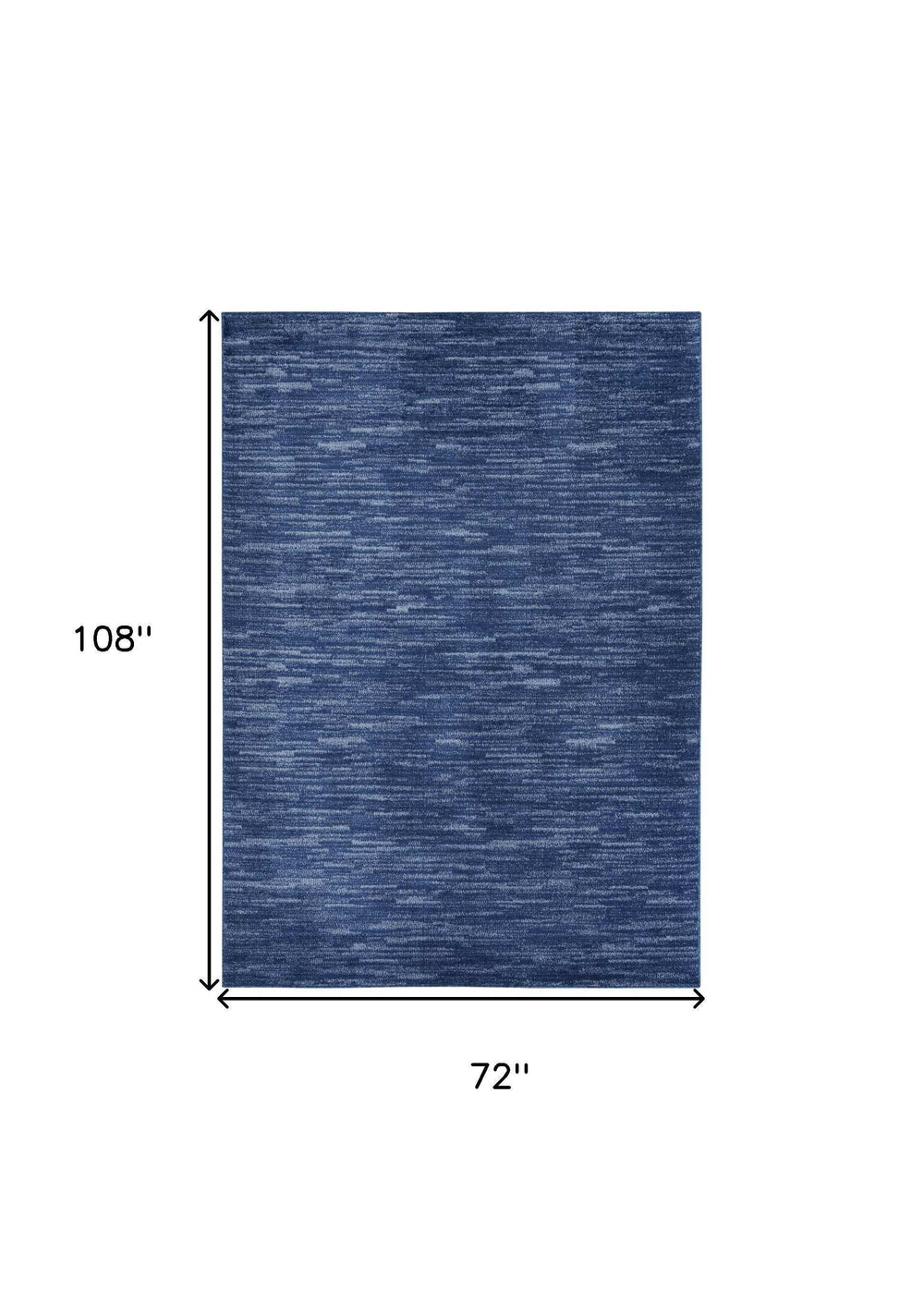 6' X 9' Blue Indoor Outdoor Area Rug - Homeroots - Flyclothing LLC