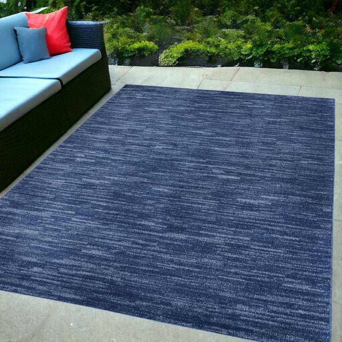 6' X 9' Blue Indoor Outdoor Area Rug - Homeroots - Flyclothing LLC