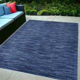 6' X 9' Blue Indoor Outdoor Area Rug - Homeroots - Flyclothing LLC