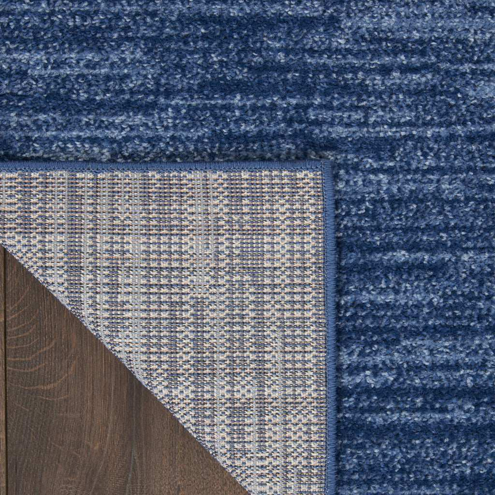 7' Square Blue Stain Resistant Indoor Outdoor Area Rug - Homeroots - Flyclothing LLC