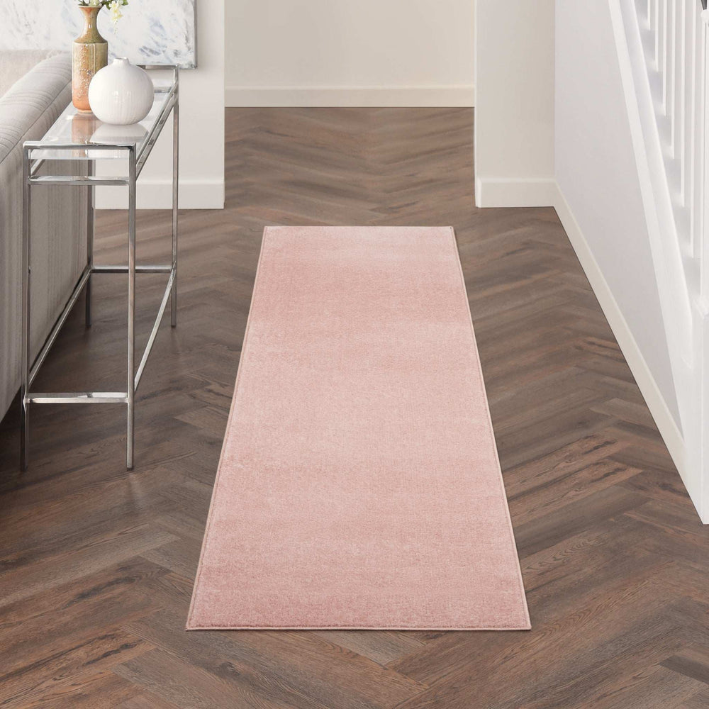 2' X 10' Pink Non Skid Indoor Outdoor Runner Rug - Homeroots - Flyclothing LLC