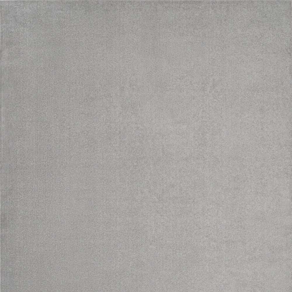 10' X 14' Silver Grey Non Skid Indoor Outdoor Area Rug - Homeroots - Flyclothing LLC