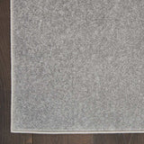 2' X 8' Silver Grey Non Skid Indoor Outdoor Runner Rug - Homeroots - Flyclothing LLC
