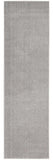 2' X 8' Silver Grey Non Skid Indoor Outdoor Runner Rug - Homeroots - Flyclothing LLC
