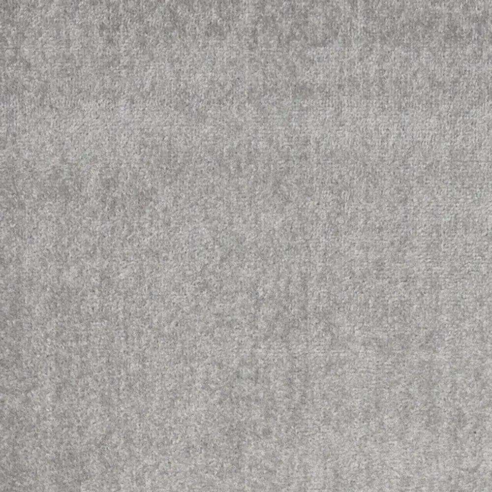 2' X 8' Silver Grey Non Skid Indoor Outdoor Runner Rug - Homeroots - Flyclothing LLC