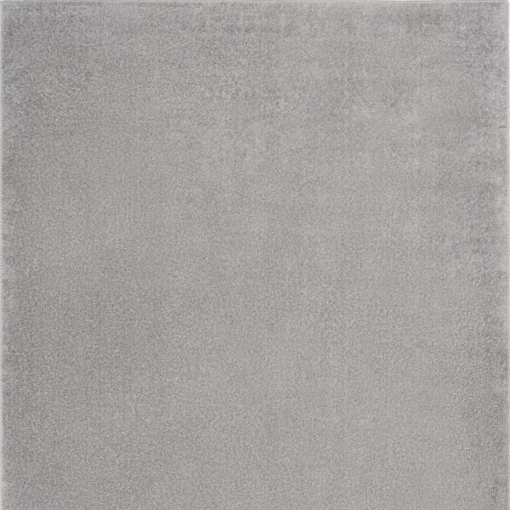 5' X 7' Silver Grey Non Skid Indoor Outdoor Area Rug - Homeroots - Flyclothing LLC