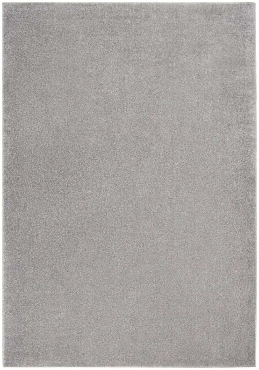 5' X 7' Silver Grey Non Skid Indoor Outdoor Area Rug - Homeroots - Flyclothing LLC