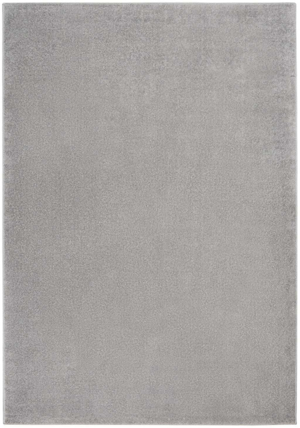 6' X 9' Silver Grey Indoor Outdoor Area Rug - Homeroots - Flyclothing LLC