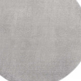 8' X 8' Silver Grey Round Non Skid Indoor Outdoor Area Rug - Homeroots - Flyclothing LLC