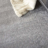 8' X 8' Silver Grey Round Non Skid Indoor Outdoor Area Rug - Homeroots - Flyclothing LLC