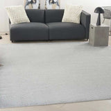 9' X 9' Silver Grey Square Non Skid Indoor Outdoor Area Rug - Homeroots - Flyclothing LLC