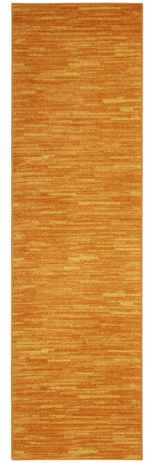 2' X 10' Sunburst Non Skid Indoor Outdoor Runner Rug - Homeroots - Flyclothing LLC