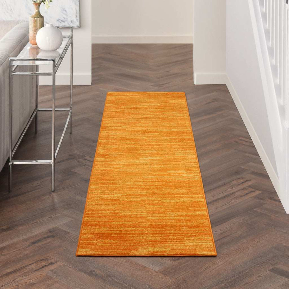 2' X 10' Sunburst Non Skid Indoor Outdoor Runner Rug - Homeroots - Flyclothing LLC