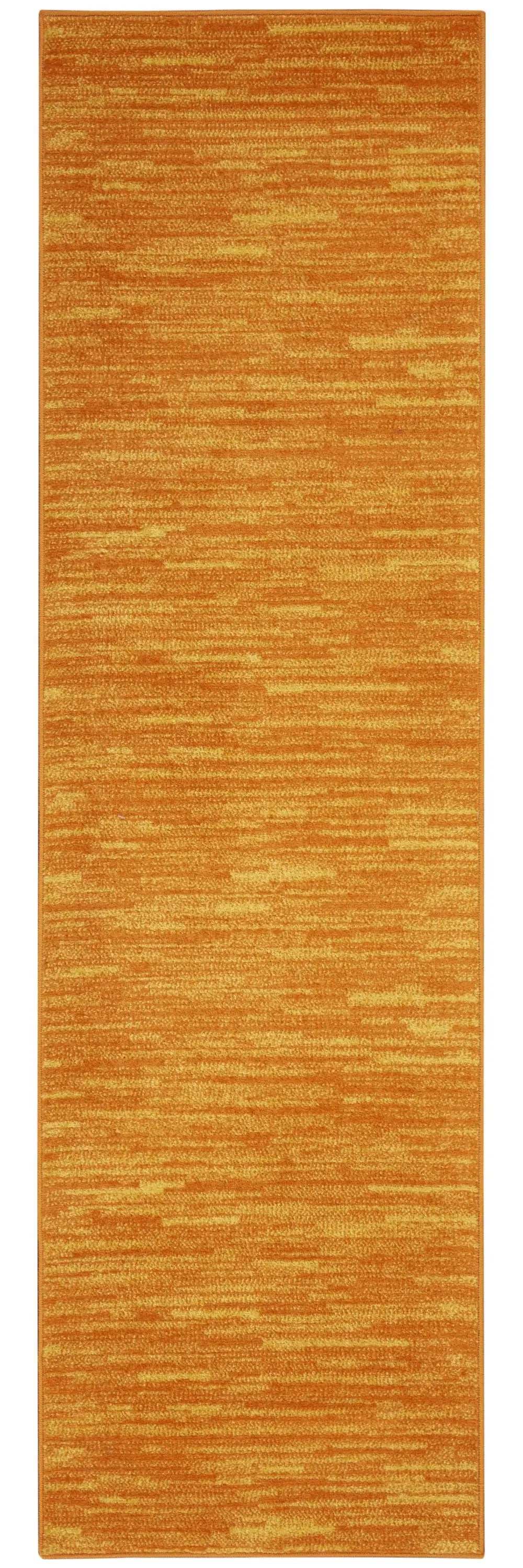 2' X 8' Sunburst Non Skid Indoor Outdoor Runner Rug - Homeroots - Flyclothing LLC