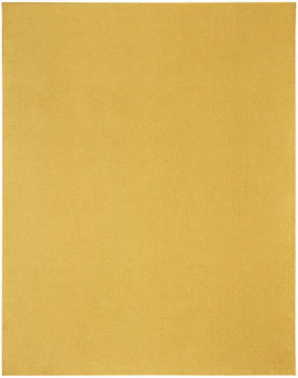 10' X 14' Yellow Non Skid Indoor Outdoor Area Rug - Homeroots - Flyclothing LLC