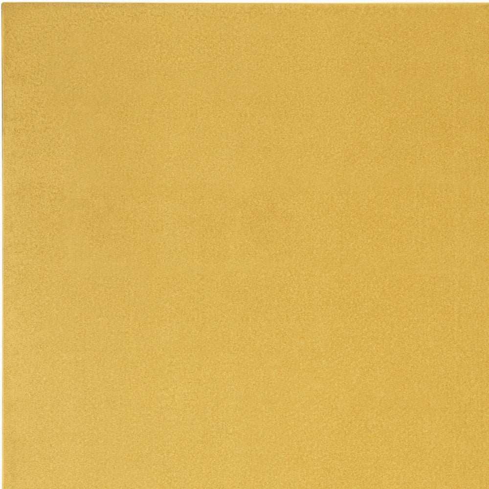 10' X 14' Yellow Non Skid Indoor Outdoor Area Rug - Homeroots - Flyclothing LLC