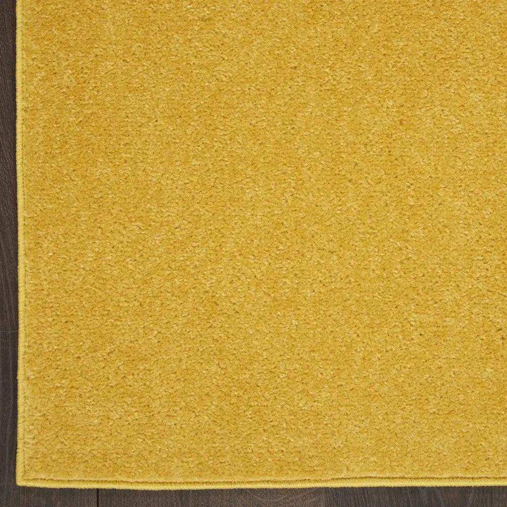 2' X 8' Yellow Non Skid Indoor Outdoor Runner Rug - Homeroots - Flyclothing LLC