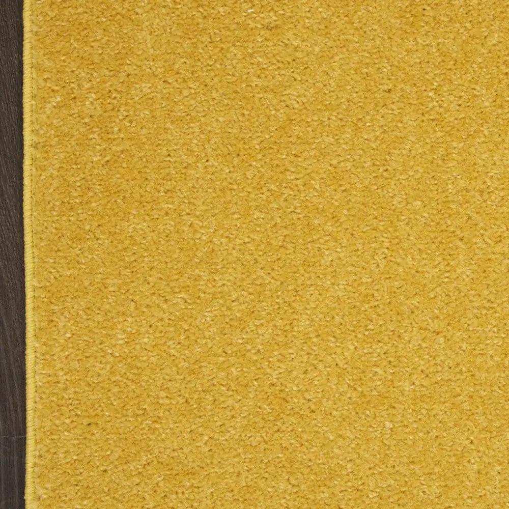2' X 8' Yellow Non Skid Indoor Outdoor Runner Rug - Homeroots - Flyclothing LLC