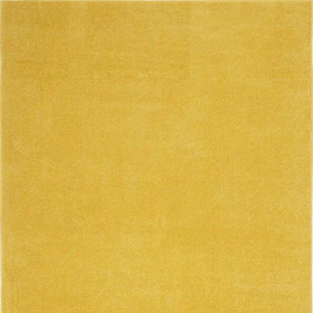 5' X 7' Yellow Non Skid Indoor Outdoor Area Rug - Homeroots - Flyclothing LLC