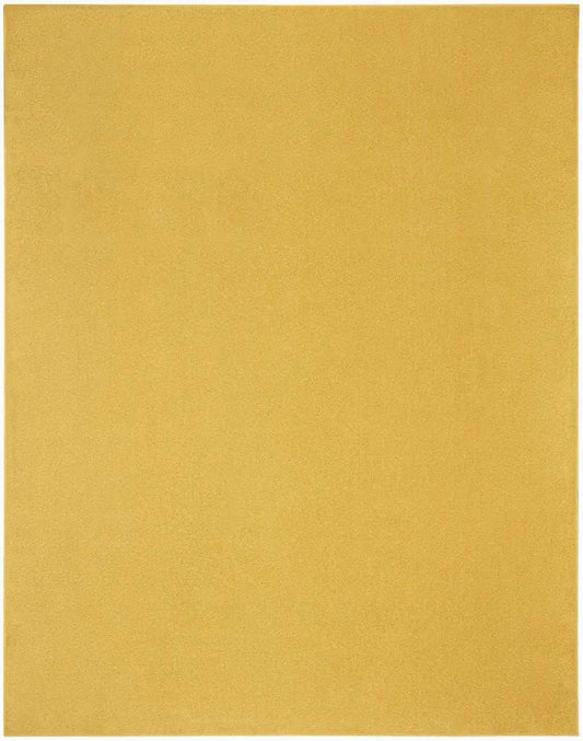 8' X 10' Yellow Non Skid Indoor Outdoor Area Rug - Homeroots - Flyclothing LLC