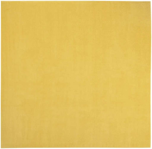 9' X 9' Yellow Square Non Skid Indoor Outdoor Area Rug - Homeroots - Flyclothing LLC