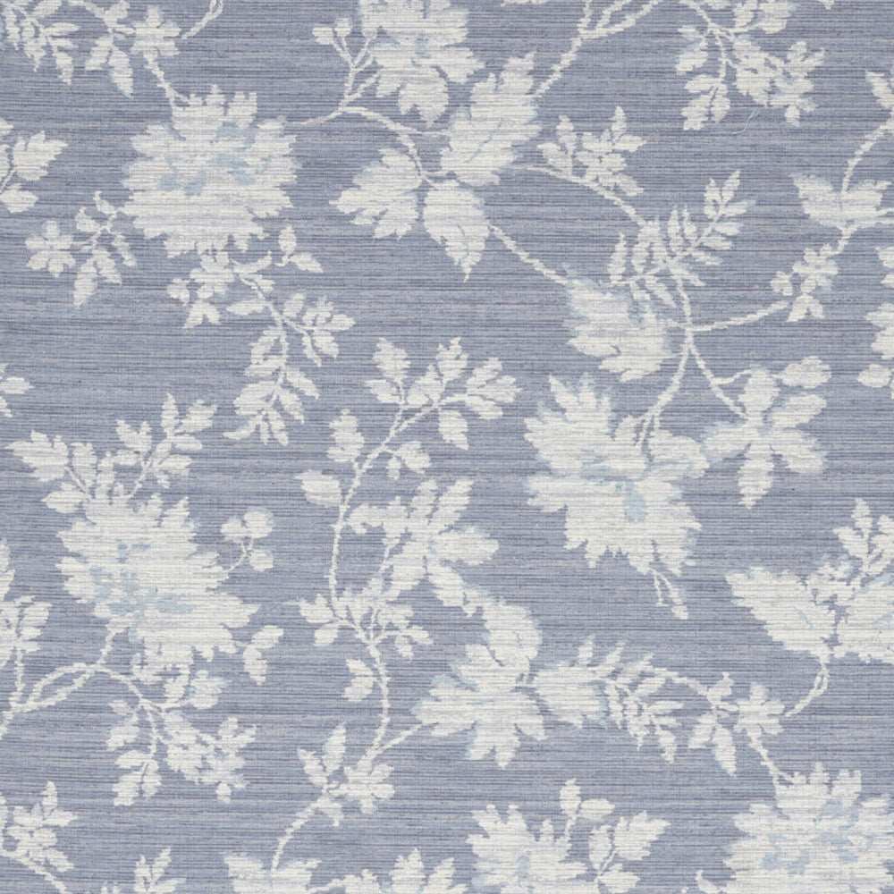 8' X 10' Grey Floral Distressed Washable Area Rug - Homeroots - Flyclothing LLC
