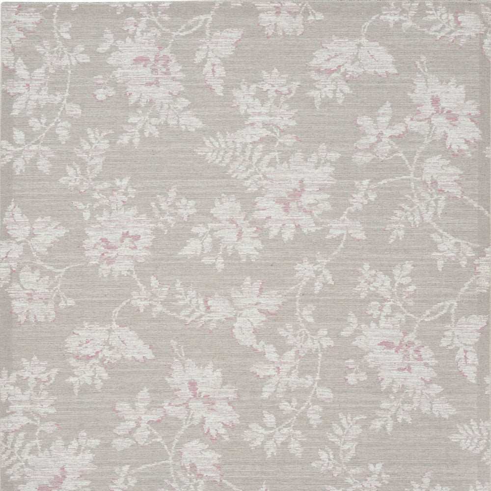 8' X 10' Natural Floral Distressed Washable Area Rug - Homeroots - Flyclothing LLC
