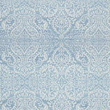 8' X 10' Blue Floral Distressed Washable Area Rug - Homeroots - Flyclothing LLC