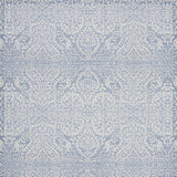 8' X 10' Slate Damask Distressed Washable Area Rug - Homeroots - Flyclothing LLC
