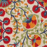 3' X 5' Red Toile Non Skid Indoor Outdoor Area Rug - Homeroots - Flyclothing LLC