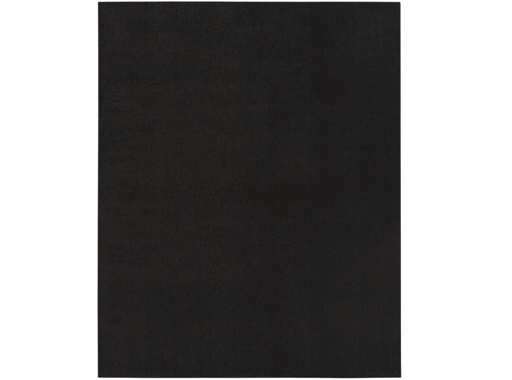 3' X 5' Black Stain Resistant Indoor Outdoor Area Rug - Homeroots - Flyclothing LLC