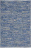 2' X 4' Blue And Grey Striped Non Skid Indoor Outdoor Runner Rug - Homeroots - Flyclothing LLC